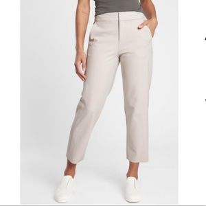 NWT Athleta Stellar Straight Crop Pant Beige